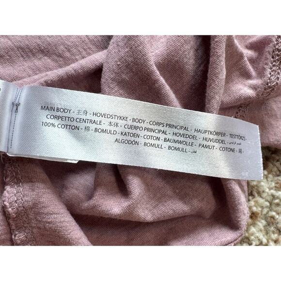 ARIAT V Neck; long sleeve T shirt; Chest log, Mauve Pink, size women's LG - Picture 8 of 10